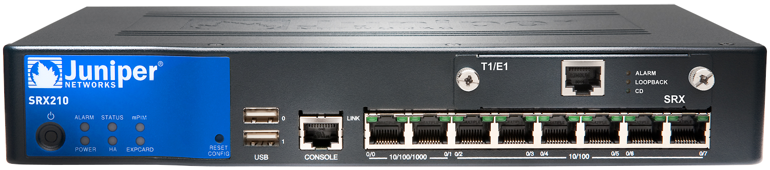 juniper firewall srx210h remote access vpn