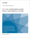 Configuring Junos Policies and Firewall Filters