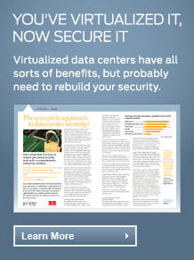 You've Virtualized It, Now Secure It