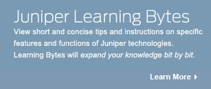Juniper Learning Bytes