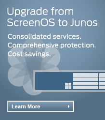 Upgrade from ScreenOS to Junos