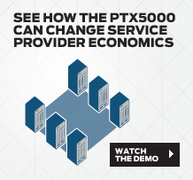 See how the PTX5000 can changes service provider economics.