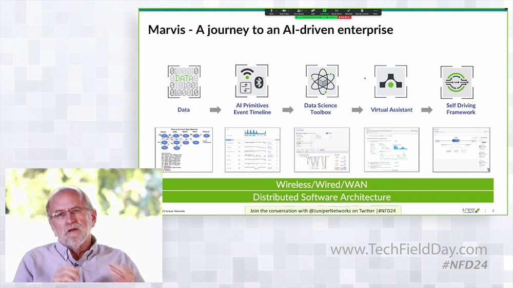 Video Juniper Networks Evolution of AIOps with Marvis Conversational Interface