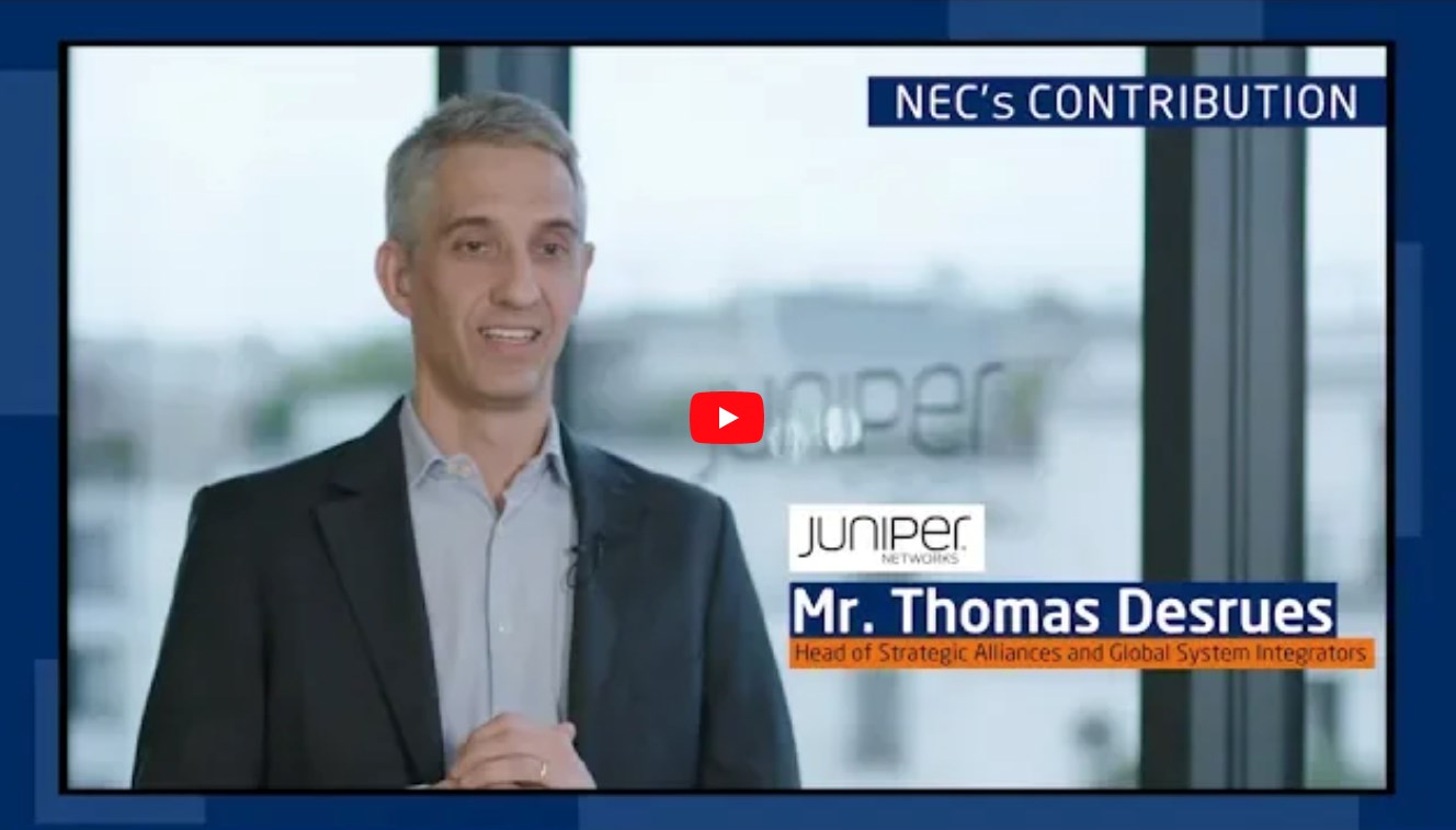 Juniper, NEC’s contribution in 5G era Video