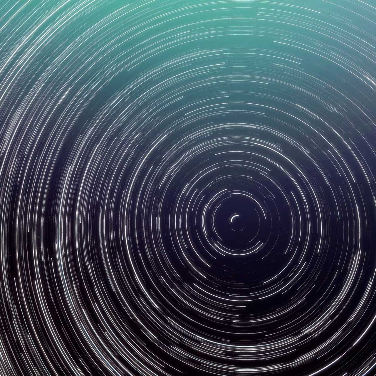 background of abstract galaxies with stars and planets with circular motifs in deep purple and white lines of the universe night light space