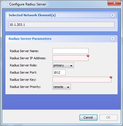 Configure Radius Server