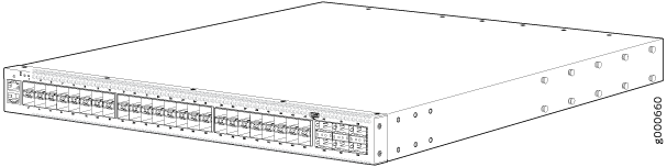 Front Panel of an OCX1100-48SX
Switch
