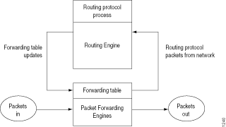 Control Packet
Handling for Routing and Forwarding Table Updates
