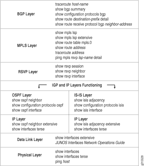 Layered MPLS Network Troubleshooting
Model