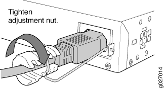 Connecting an AC Power
Cord to the AC Power Cord Inlet