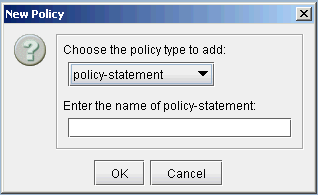 New Policy Window