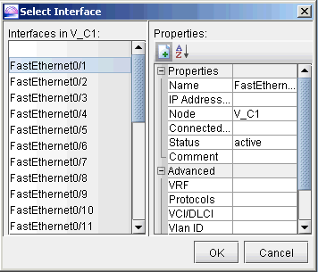 Select an interface