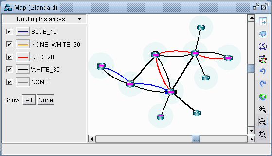 Topology Map - Routing Instance