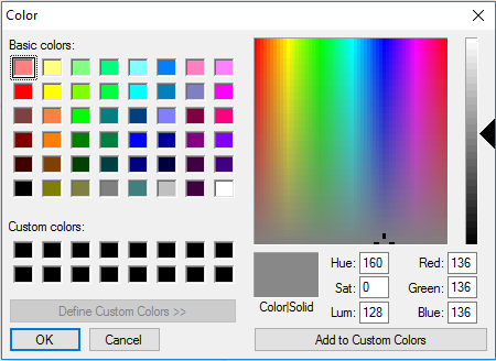Custom Color Window