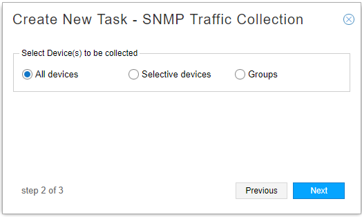 SNMP Collection Task,
Device Collection