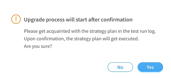 Testing > Strategy Plan Confirmation