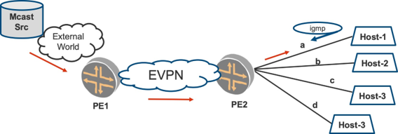 EVPN with IGMP-Snooping