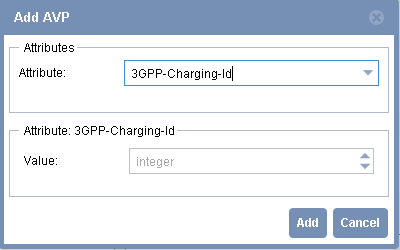 Sample Add AVP Dialog