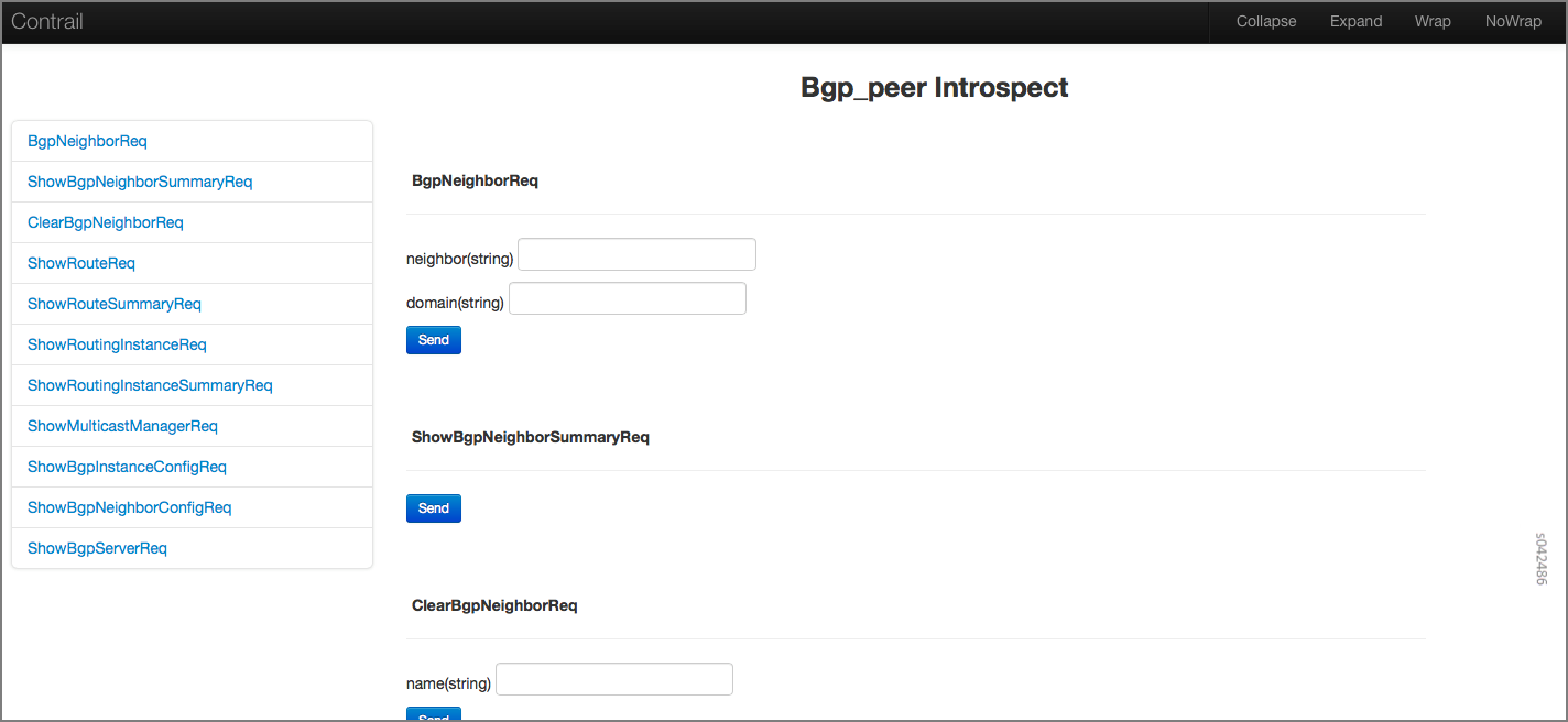 BGP Peer Introspect Page