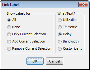 Link Labels Window