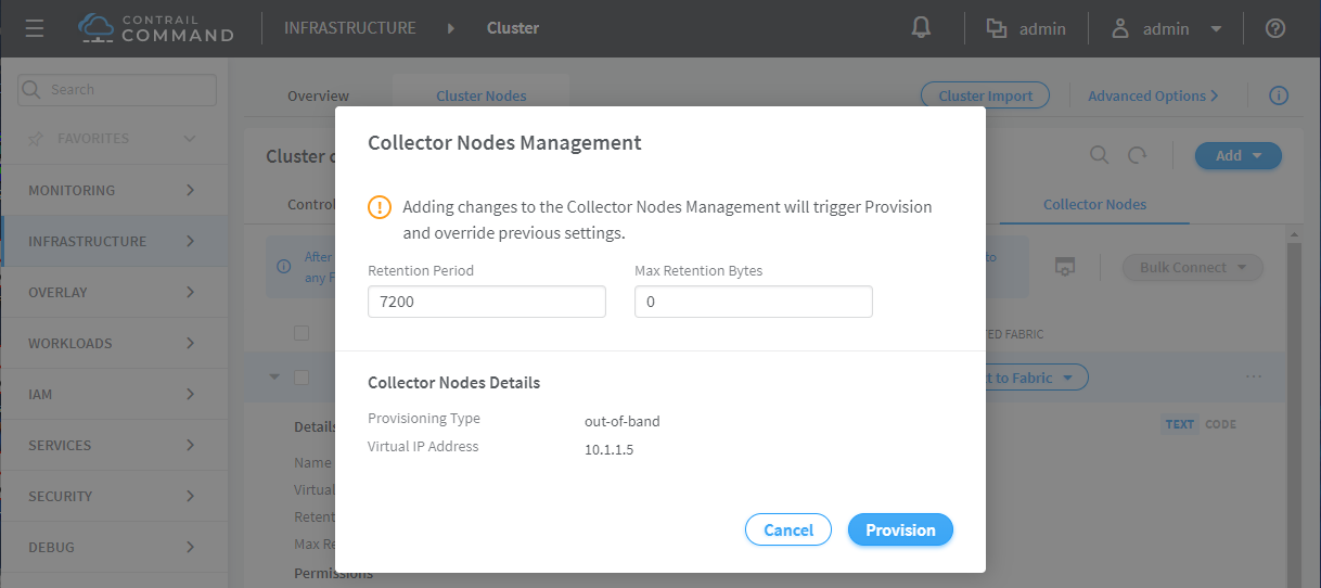 Collector Nodes: Collector Nodes Management 
