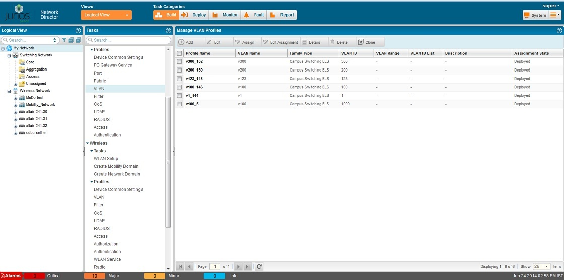 Manage VLAN Profiles
Page
