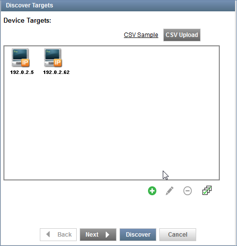 Device Targets Page