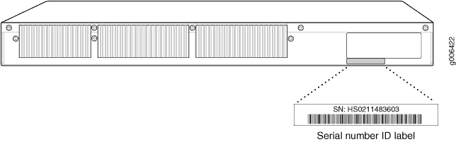 ACX2200 Chassis Serial Number Label