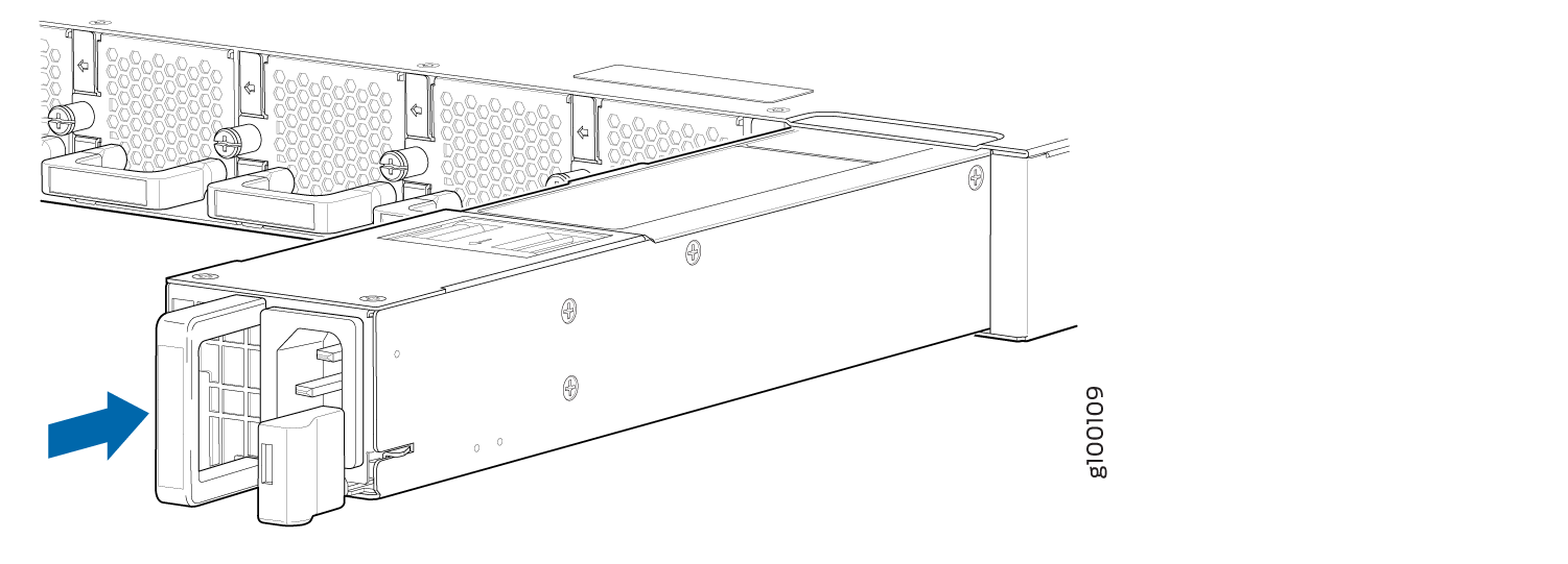 Install an AC PSM in an ACX5448 Router