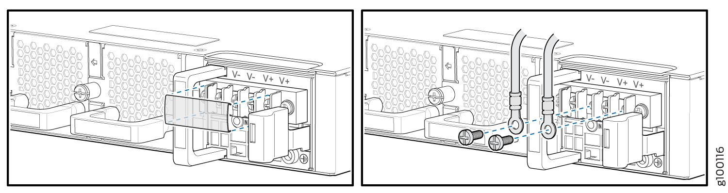 Connect the DC Power Cables