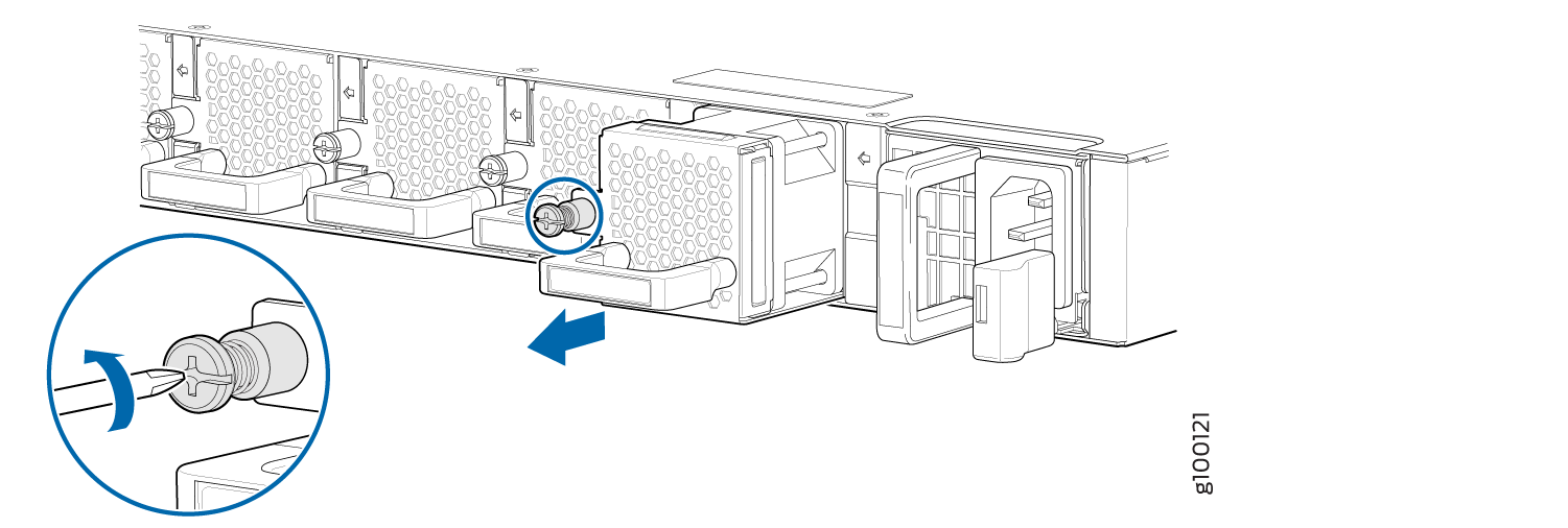 Remove a Fan Module from an ACX5400 Router