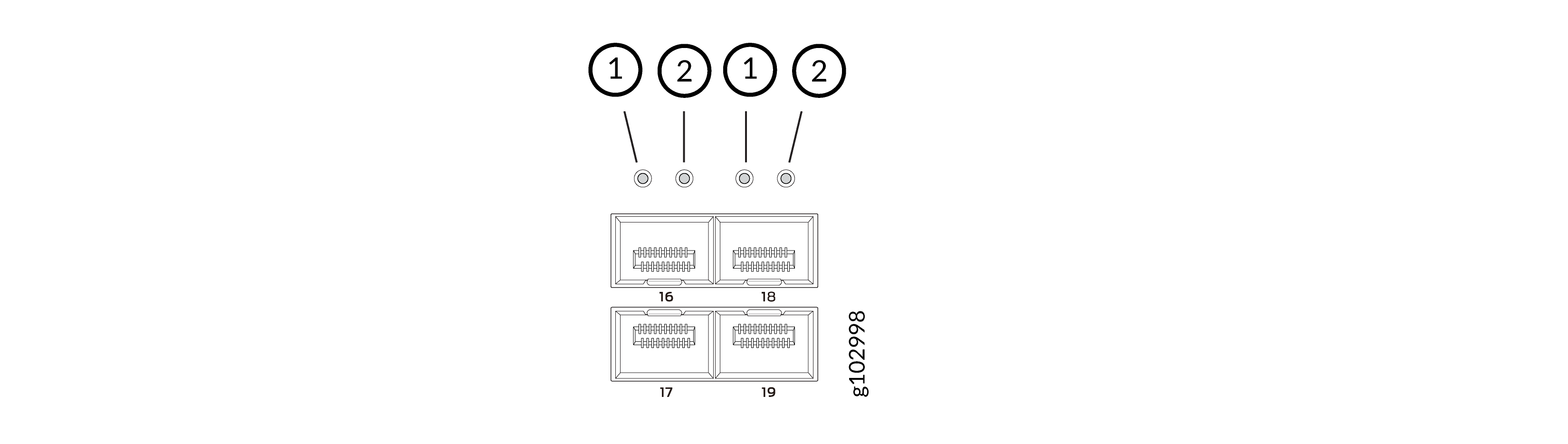 Network Port LEDs