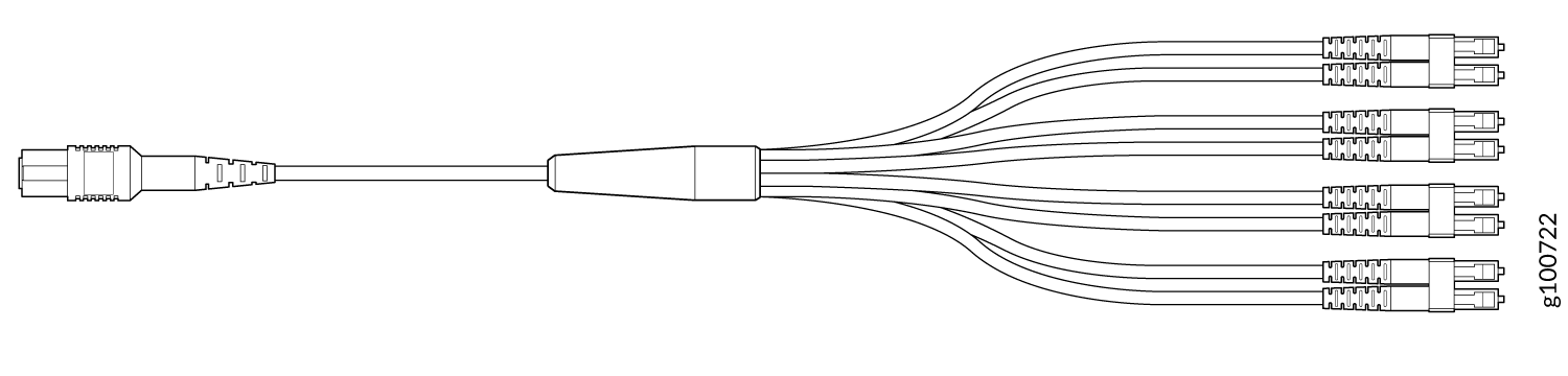 12-Fiber Ribbon Breakout Cable