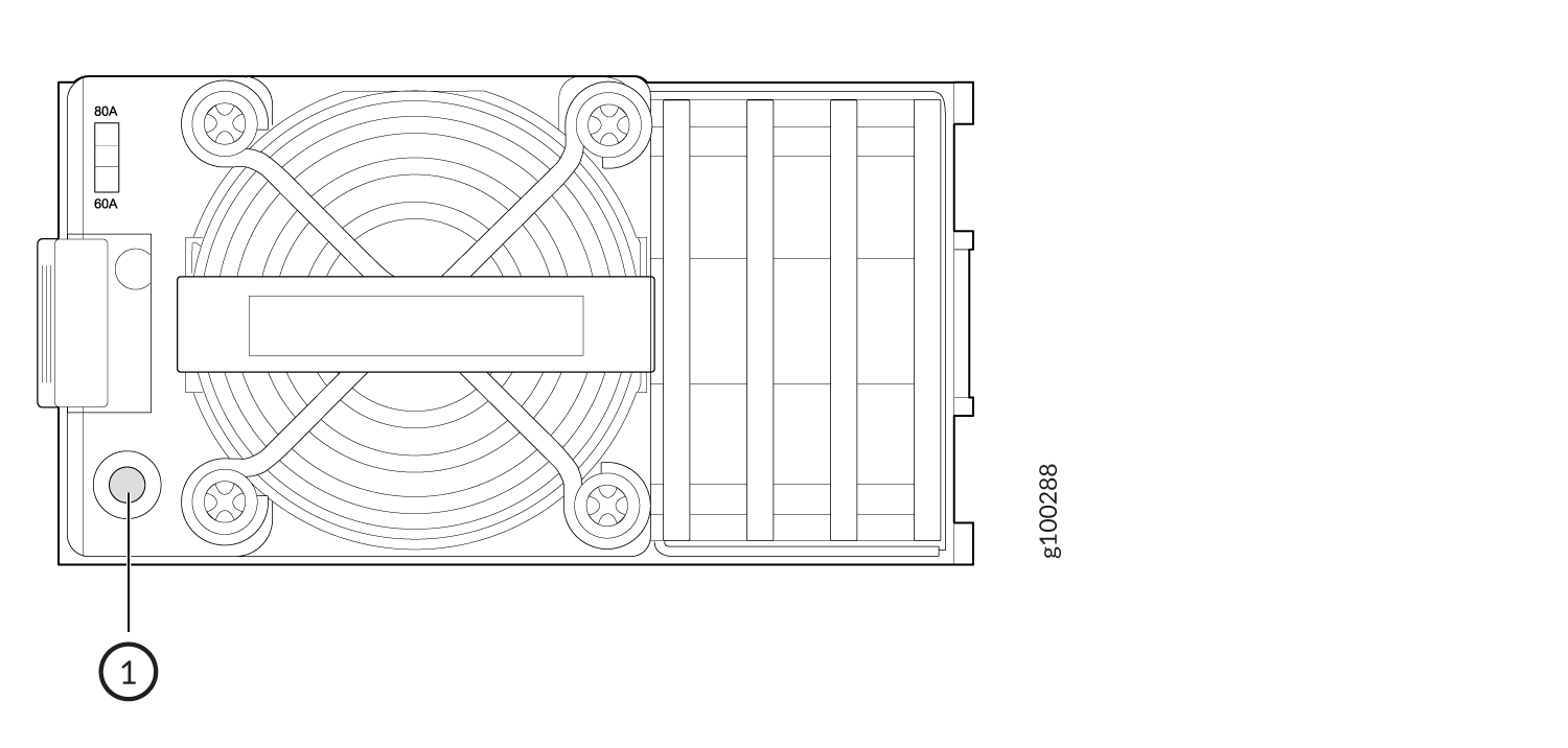 ACX7509 DC Power Supply Status LED