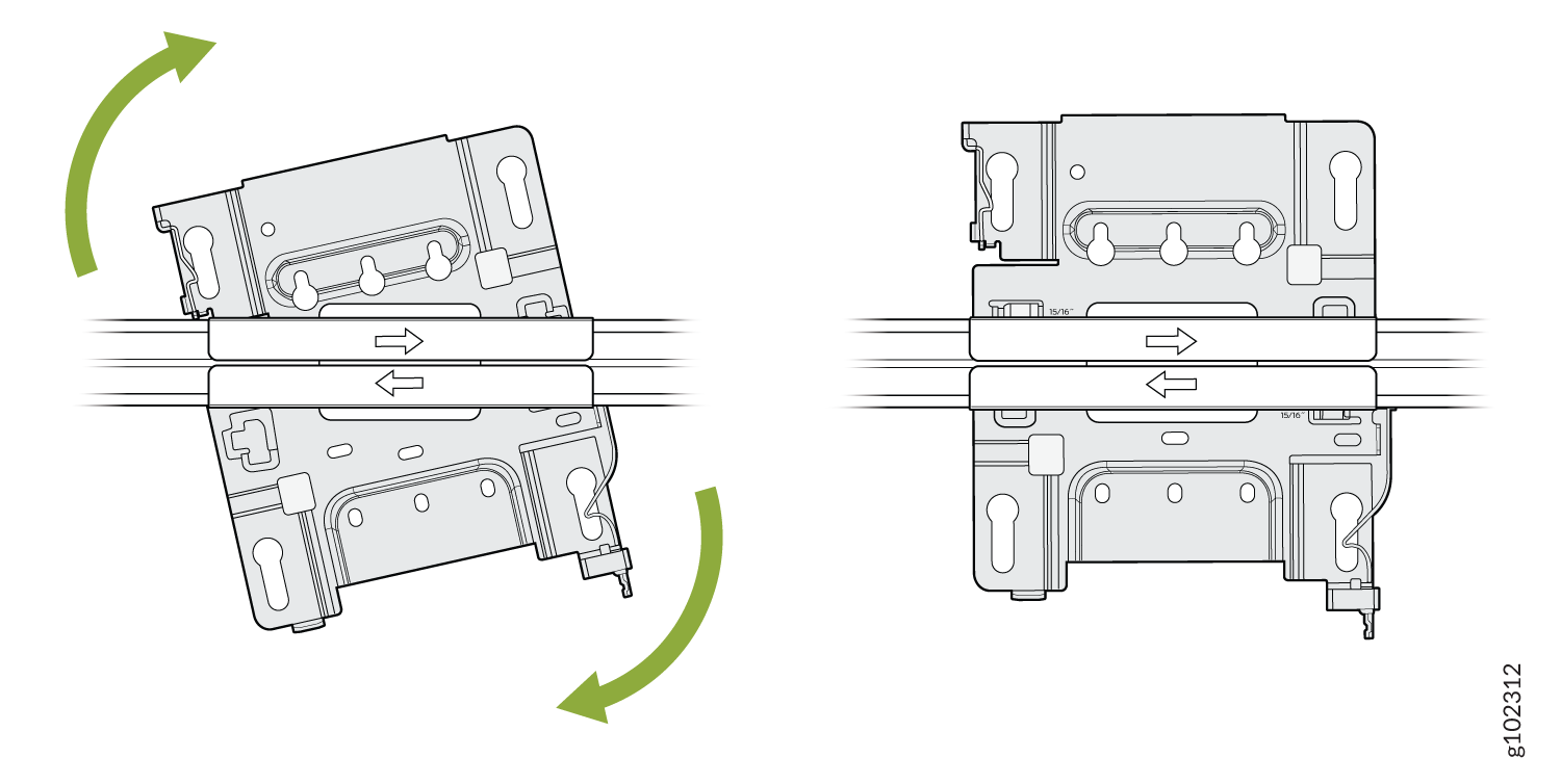 Attach the Mounting Bracket (APBR-U) to the APBR-ADP-RT15 Adapter