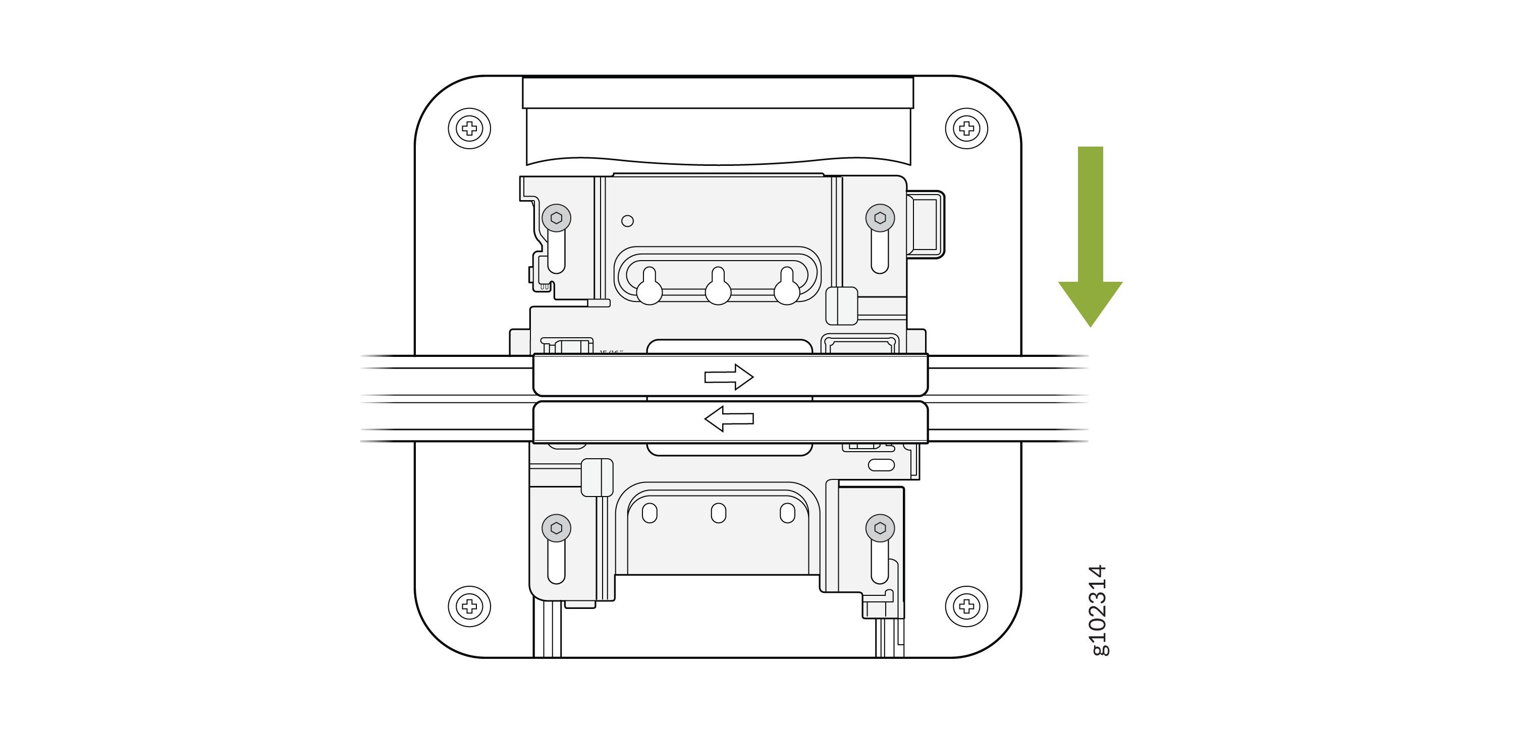Attach the AP to a Recessed 15/16-Inch T-Bar