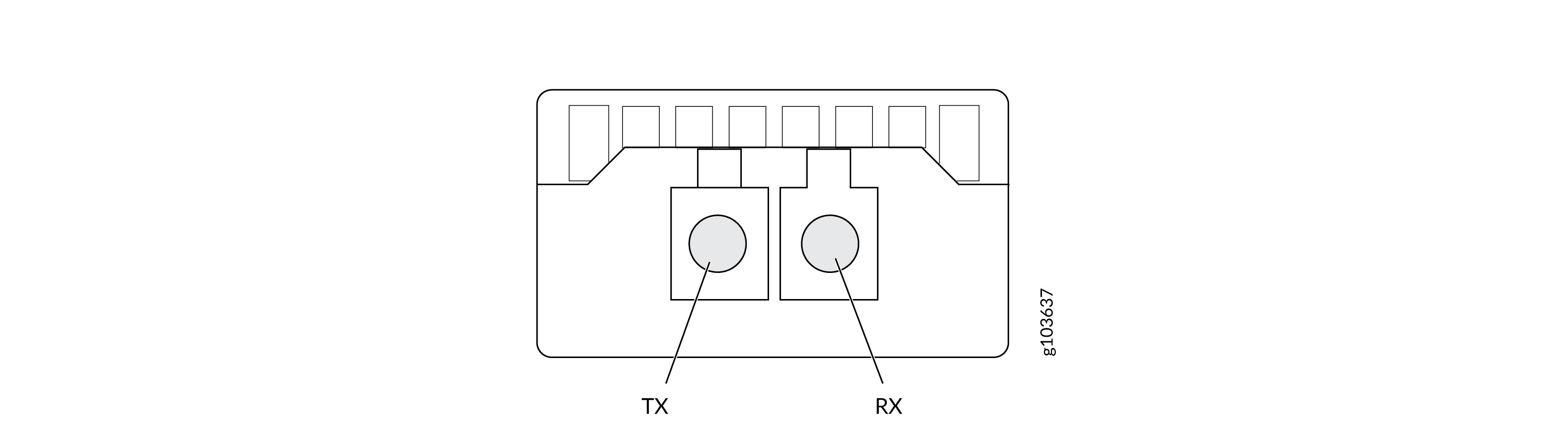 Duplex LC Connector Lanes