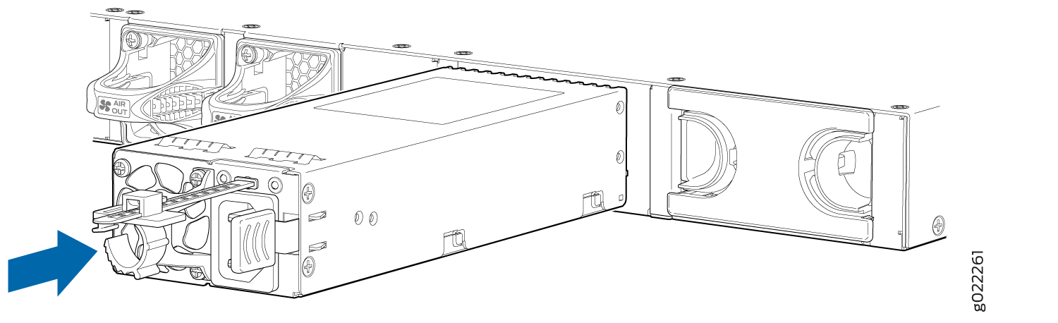 Installing an AC Power Supply in an EX3400 Switch