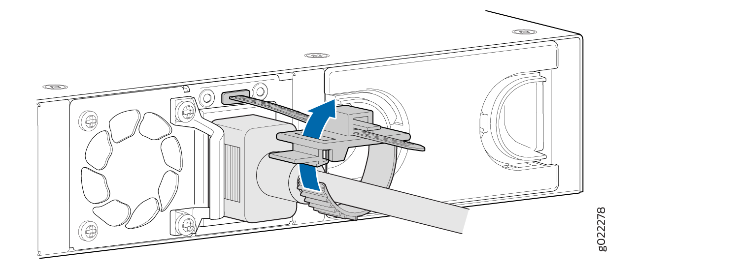 Connecting an AC Power Cord to the AC Power Cord Inlet
