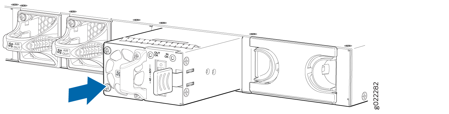 Installing a DC Power Supply in an EX3400 Switch