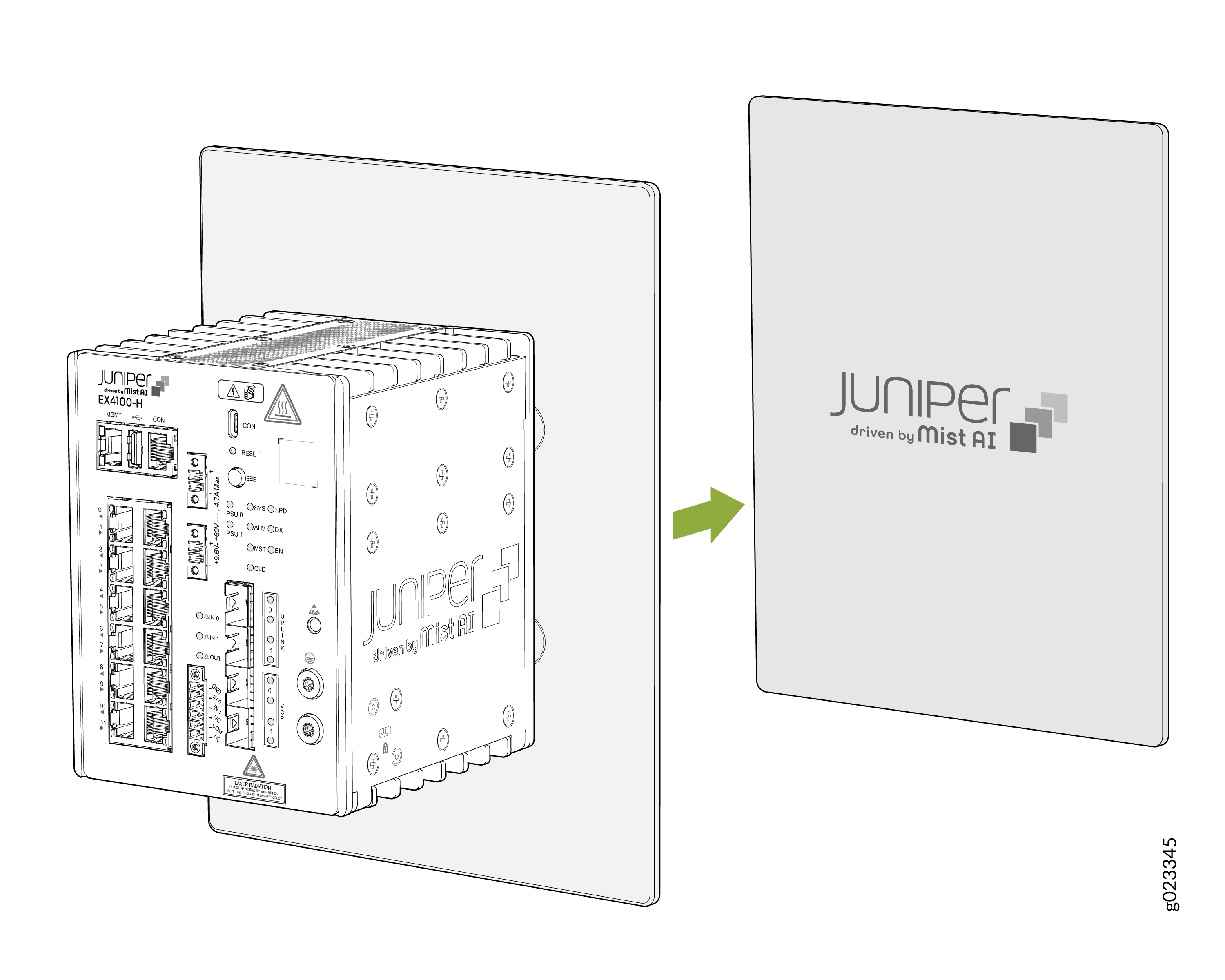 Attach the switch on the magnet pad