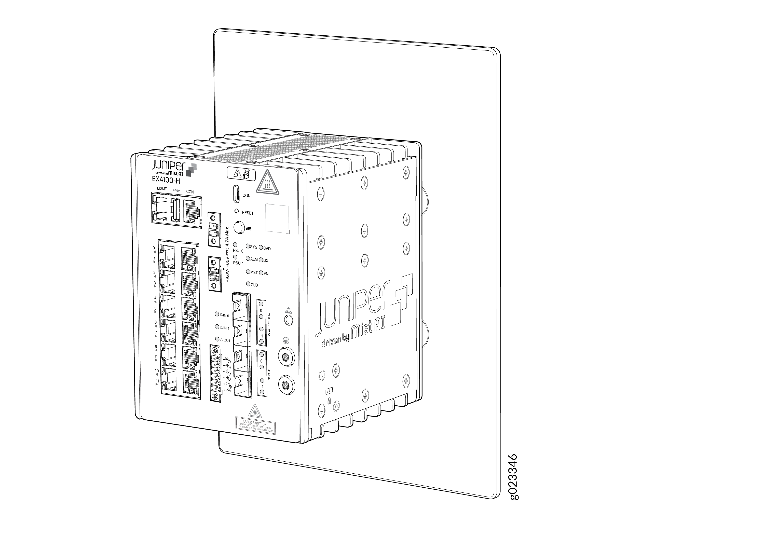 The Switch Mounted to the Magnetic Surface