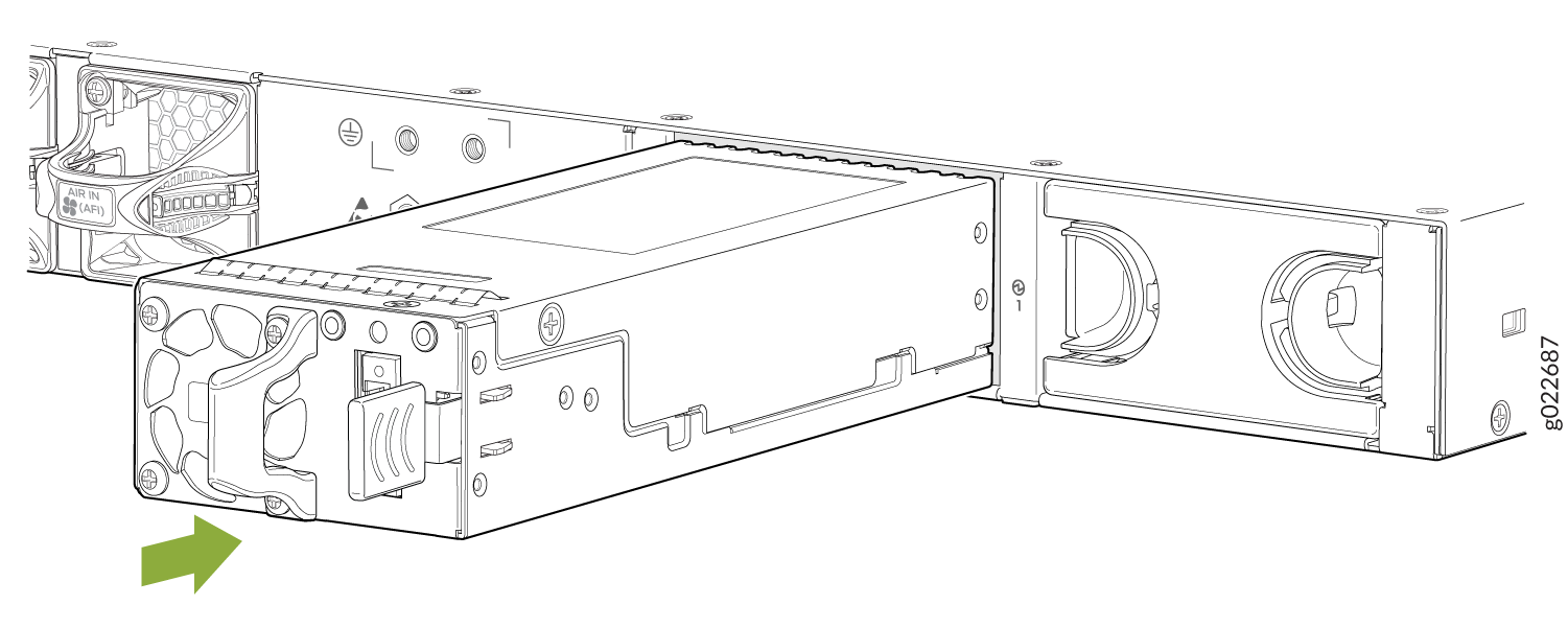 Install a DC Power Supply in an EX4100 Switch