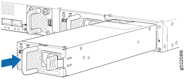 Installing an AC Power Supply in an EX4300 Switch