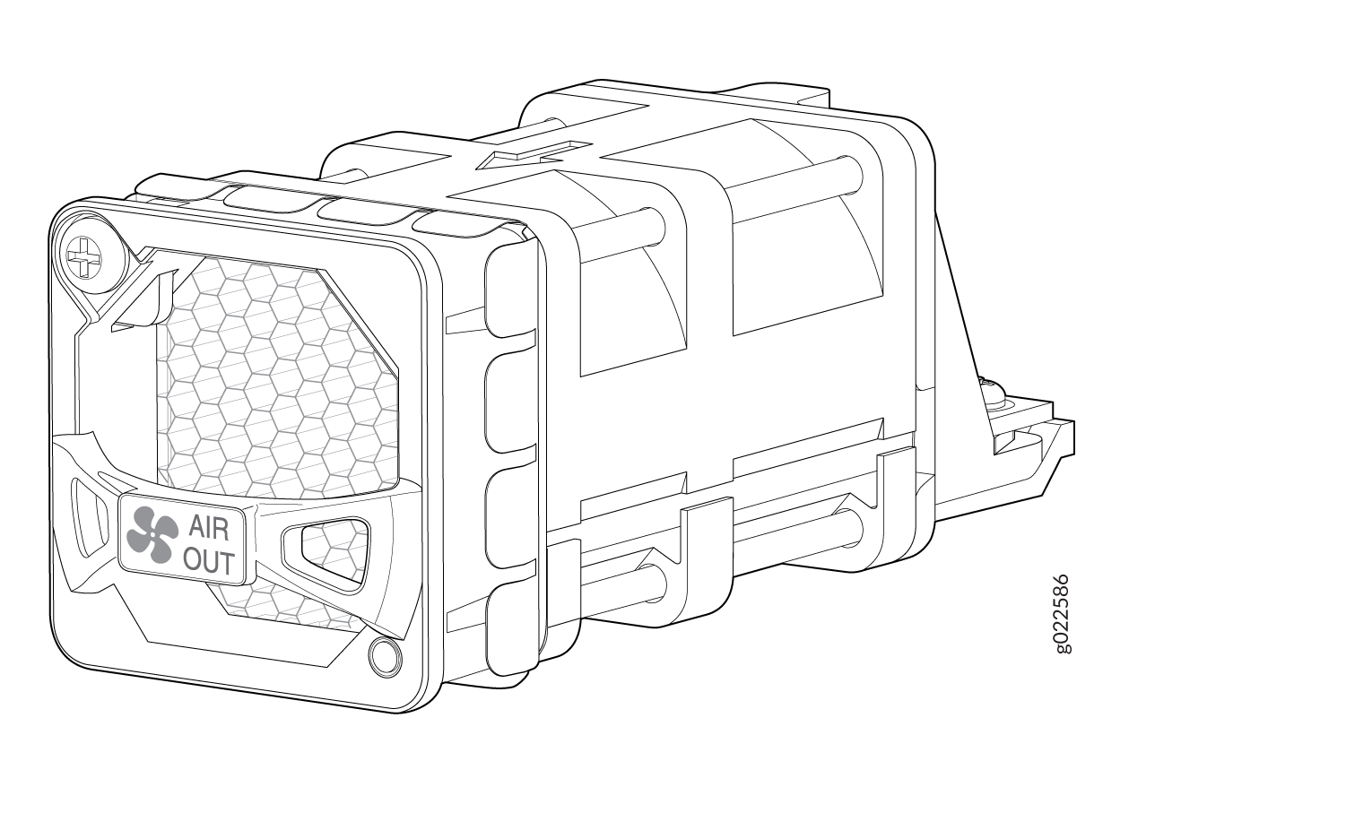 Fan Module Used in an EX4400 Switch