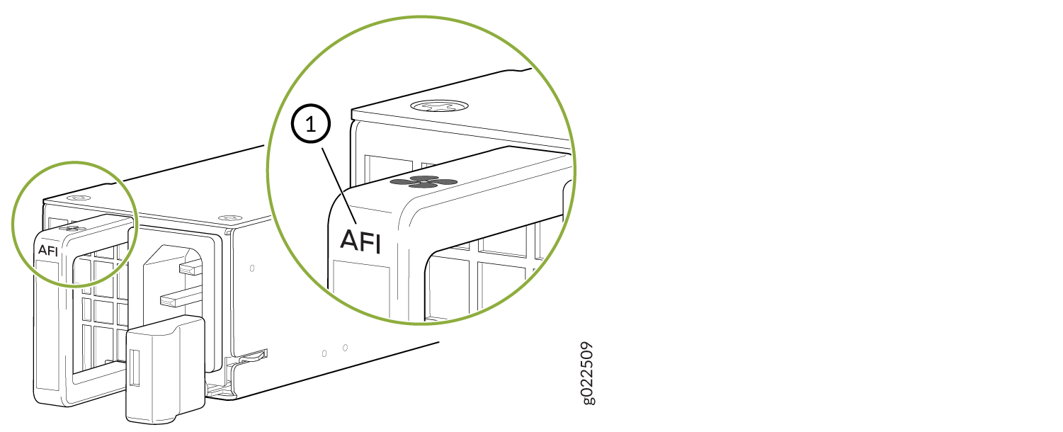 Power Supply Handle Detail