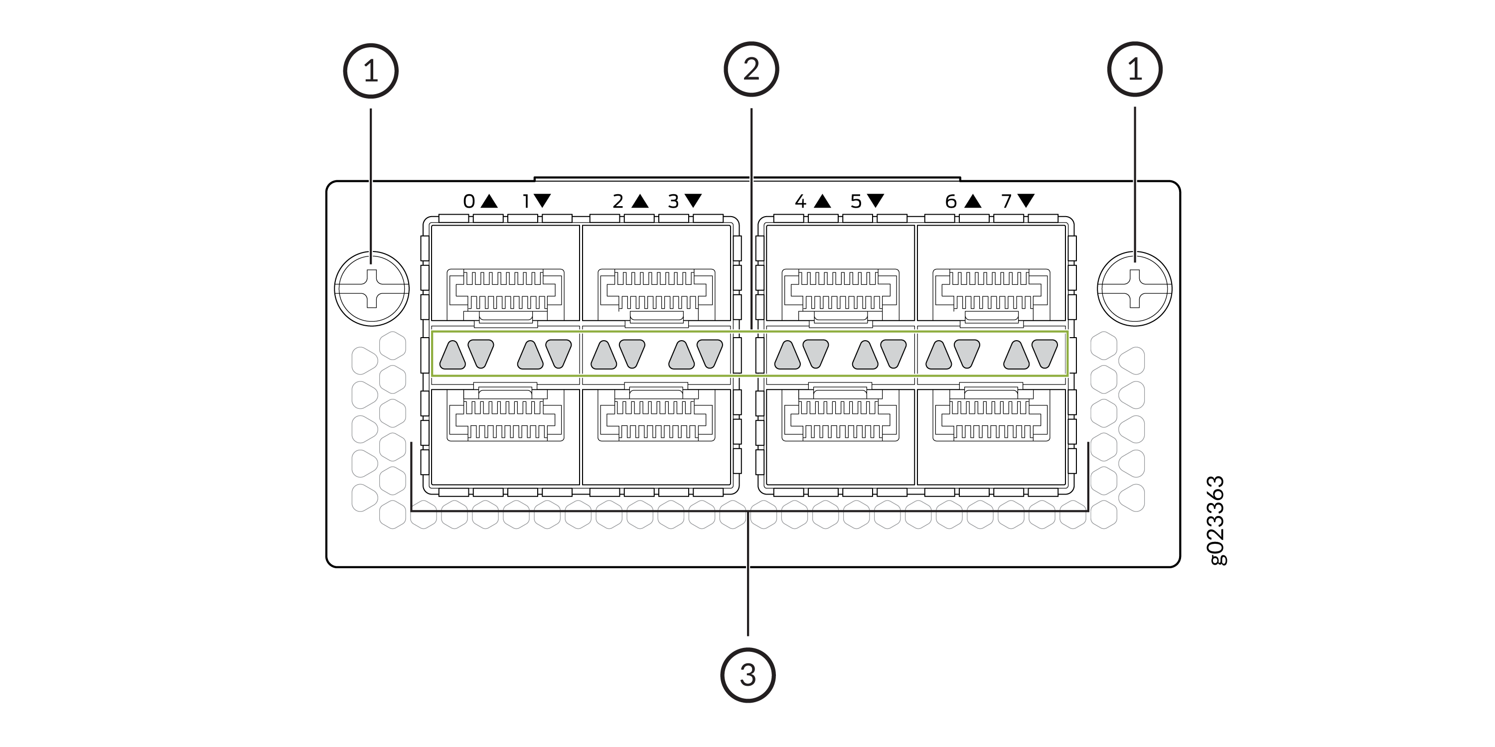 8 x 25 G (SFP 28) Uplink Module
