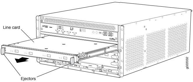 Removing a Line Card from an EX9200 Switch