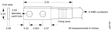 Grounding Lug for an EX9200 Switch