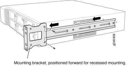 Front-Rear-Mounting Recessed in Rack